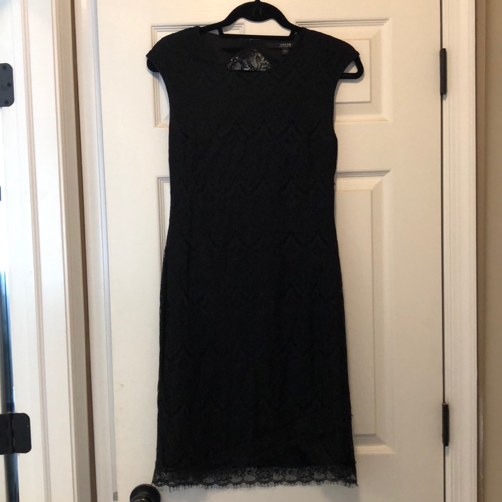 Guess Black lace dress